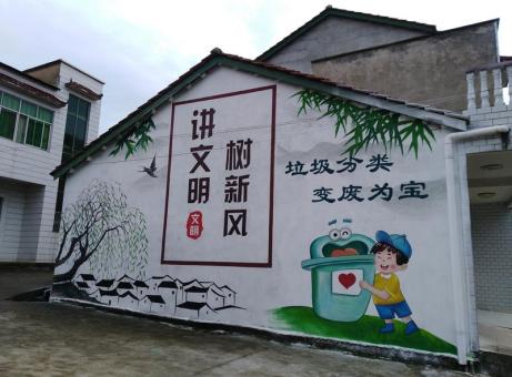 全椒墙绘是现在流行的墙体广告