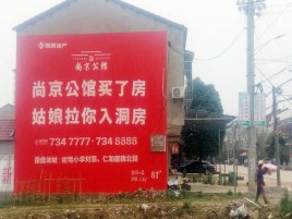 全椒墙体广告在乡镇、农村市场的媒体优势