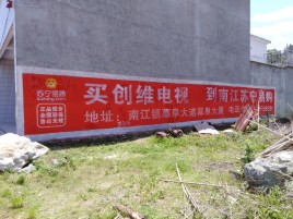全椒墙体广告公司全面解决农村墙体广告痛点