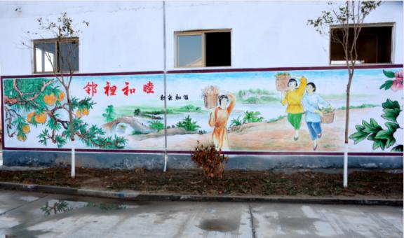 全椒乡镇文化墙 乡风文明焕发新活力