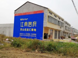 全椒农村墙体广告在不同形式上面展现的不同特色